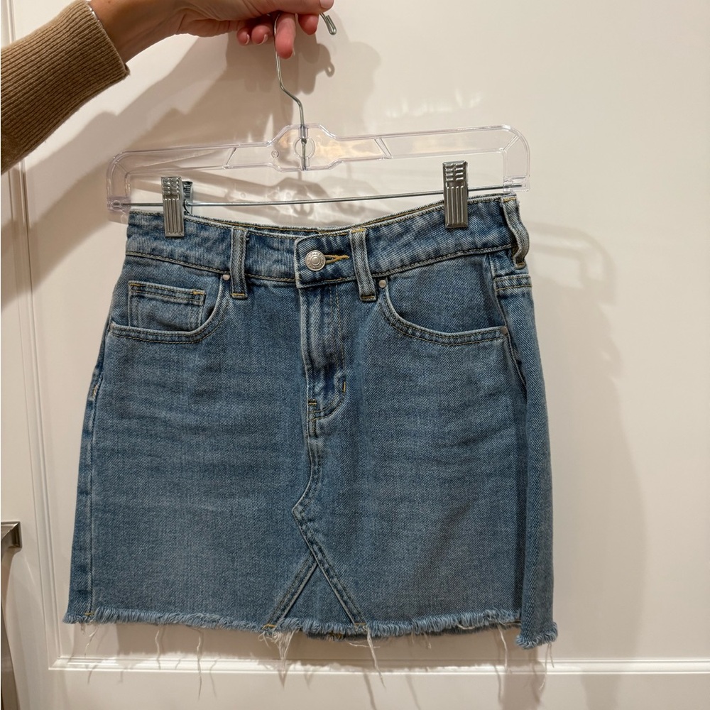 PacSun Blue Denim Mini Skirt